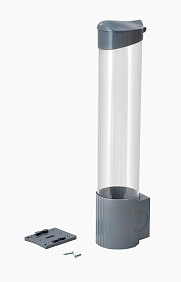 Держатель стаканов на винтах AEL серый