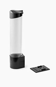 Держатель для стаканов на магните, черный (1*32) 